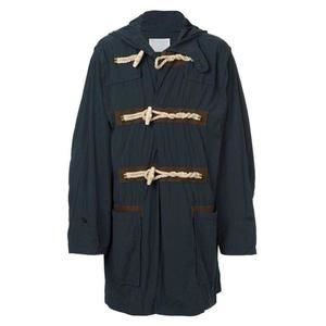 Kolor - Kolor Blue Oversized Duffle Coat - JP 4